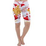 Santa Claus Happy New Year Cropped Leggings 