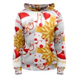 Santa Claus Happy New Year Women s Pullover Hoodie