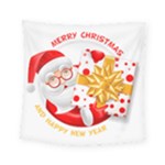 Santa Claus Happy New Year Square Tapestry (Small)