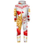 Santa Claus Happy New Year Hooded Jumpsuit (Men)