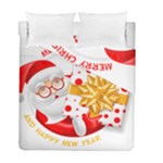 Santa Claus Happy New Year Duvet Cover Double Side (Full/ Double Size)