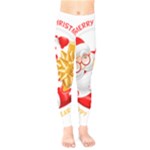 Santa Claus Happy New Year Kids  Legging