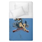 Navy Anchor s Aweigh Pinup Girl Duvet Cover (Single Size)