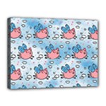 flying pigs Canvas 16  x 12  (Stretched)