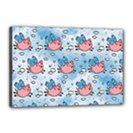 flying pigs Canvas 18  x 12  (Stretched)