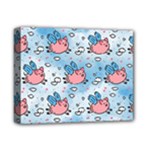 flying pigs Deluxe Canvas 14  x 11  (Stretched)