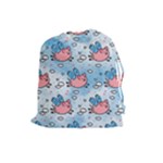 flying pigs Drawstring Pouch (Large)