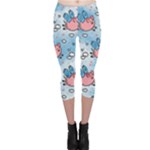 flying pigs Capri Leggings 