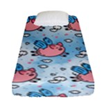 flying pigs Fitted Sheet (Single Size)