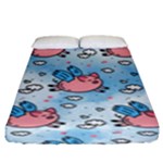 flying pigs Fitted Sheet (King Size)