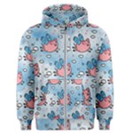 flying pigs Men s Zipper Hoodie