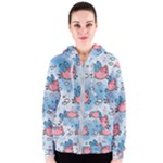 flying pigs Women s Zipper Hoodie