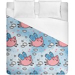 flying pigs Duvet Cover (California King Size)