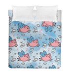 flying pigs Duvet Cover Double Side (Full/ Double Size)