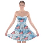 flying pigs Strapless Bra Top Dress