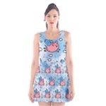 flying pigs Scoop Neck Skater Dress