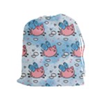 flying pigs Drawstring Pouch (XL)