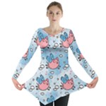 flying pigs Long Sleeve Tunic 