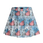 flying pigs Mini Flare Skirt