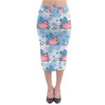 flying pigs Midi Pencil Skirt