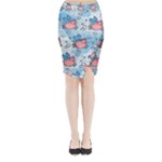 flying pigs Midi Wrap Pencil Skirt