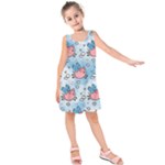 flying pigs Kids  Sleeveless Dress