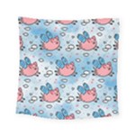 flying pigs Square Tapestry (Small)