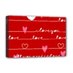 Red Love You Deluxe Canvas 18  x 12  (Stretched)