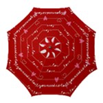 Red Love You Golf Umbrella