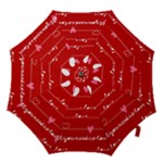 Red Love You Hook Handle Umbrella (Small)