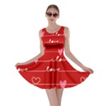 Red Love You Skater Dress