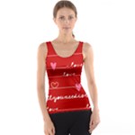 Red Love You Tank Top