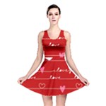 Red Love You Reversible Skater Dress