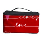 Red Love You Cosmetic Storage Case