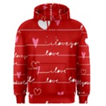 Red Love You Men s Pullover Hoodie