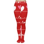 Red Love You Tights