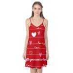 Red Love You Camis Nightgown 