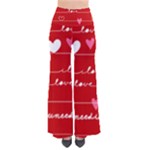 Red Love You So Vintage Palazzo Pants