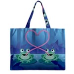 valentines day frog lovers Zipper Mini Tote Bag