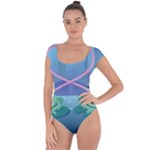 valentines day frog lovers Short Sleeve Leotard 