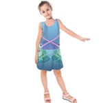 valentines day frog lovers Kids  Sleeveless Dress