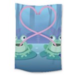 valentines day frog lovers Large Tapestry