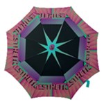 Vaporwave Aesthetic Hook Handle Umbrella (Small)