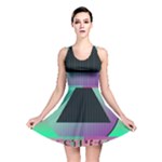 Vaporwave Aesthetic Reversible Skater Dress