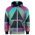 Vaporwave Aesthetic Men s Zipper Hoodie