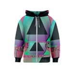 Vaporwave Aesthetic Kids  Zipper Hoodie