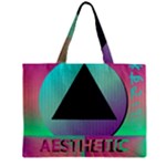 Vaporwave Aesthetic Zipper Mini Tote Bag