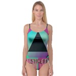 Vaporwave Aesthetic Camisole Leotard 