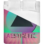 Vaporwave Aesthetic Duvet Cover (California King Size)