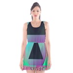 Vaporwave Aesthetic Scoop Neck Skater Dress